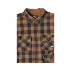 KAVU Men's Buffaroni Long Sleeve Shirt 22 KAVU Men's Buffaroni Long Sleeve Shirt -Casual Wear Shop 231105WALNUT HILLSalt3