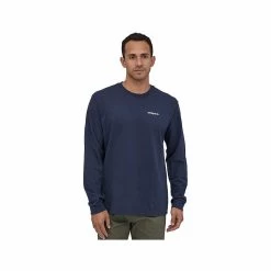 Patagonia Men's P- 6 Logo Long Sleeve Responsibili- Tee T- Shirt