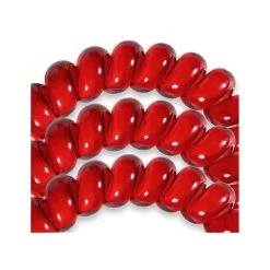 Scarlet Red Small Hair Ties - 3 Pack 8 Scarlet Red Small Hair Ties - 3 Pack -Casual Wear Shop 231651alt3