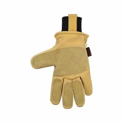 Lined Heavy- Duty Pigskin Ski Gloves -Casual Wear Shop 232191alt3