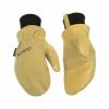 Lined Heavy- Duty Pigskin Ski Mittens 2 Lined Heavy- Duty Pigskin Ski Mittens -Casual Wear Shop 232192alt1