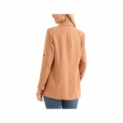 Women's Roll Sleeve Blazer - Curvy 10 Women's Roll Sleeve Blazer - Curvy -Casual Wear Shop 232741TANalt3