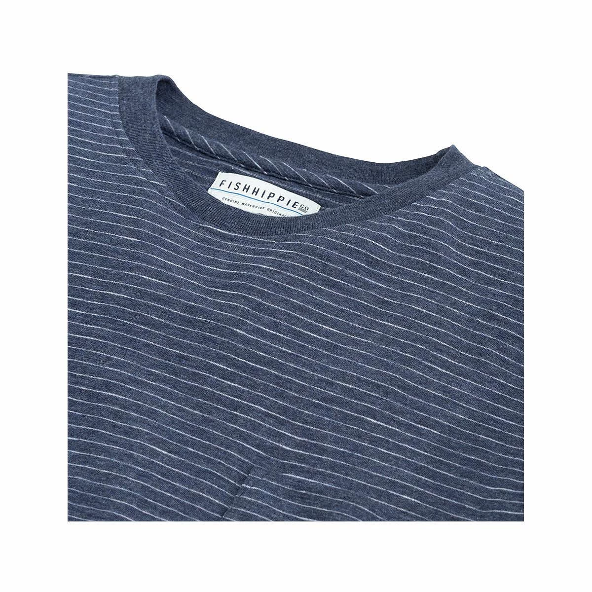 Men's Verano Striped Long Sleeve Pocket T- Shirt 4 Men's Verano Striped Long Sleeve Pocket T- Shirt - Image 2