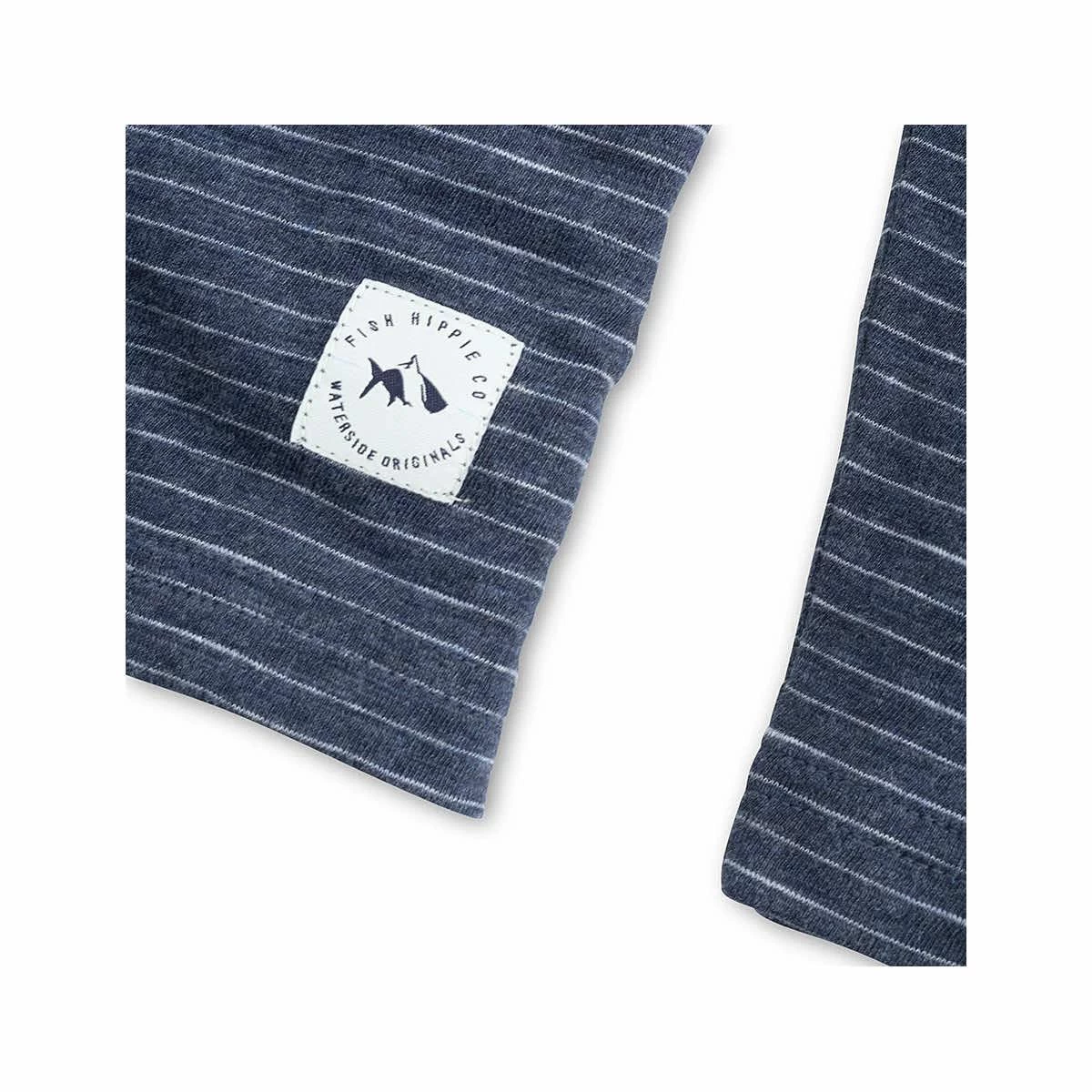 Men's Verano Striped Long Sleeve Pocket T- Shirt 5 Men's Verano Striped Long Sleeve Pocket T- Shirt - Image 3