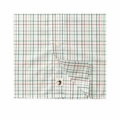 Men's Jenkins Plaid Long Sleeve Performance Poplin Sport Shirt -Casual Wear Shop 233002BURNT RUSSETalt3