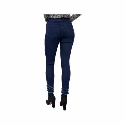 Women's Frayed Hem Ankle Jeans