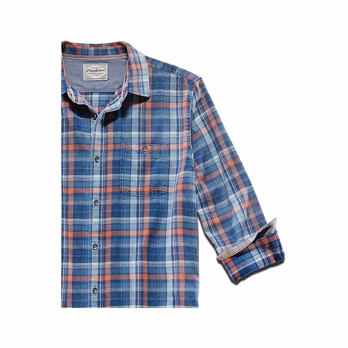 Men's Woodway Vintage Wash Long Sleeve Shirt 5 Men's Woodway Vintage Wash Long Sleeve Shirt - Image 3