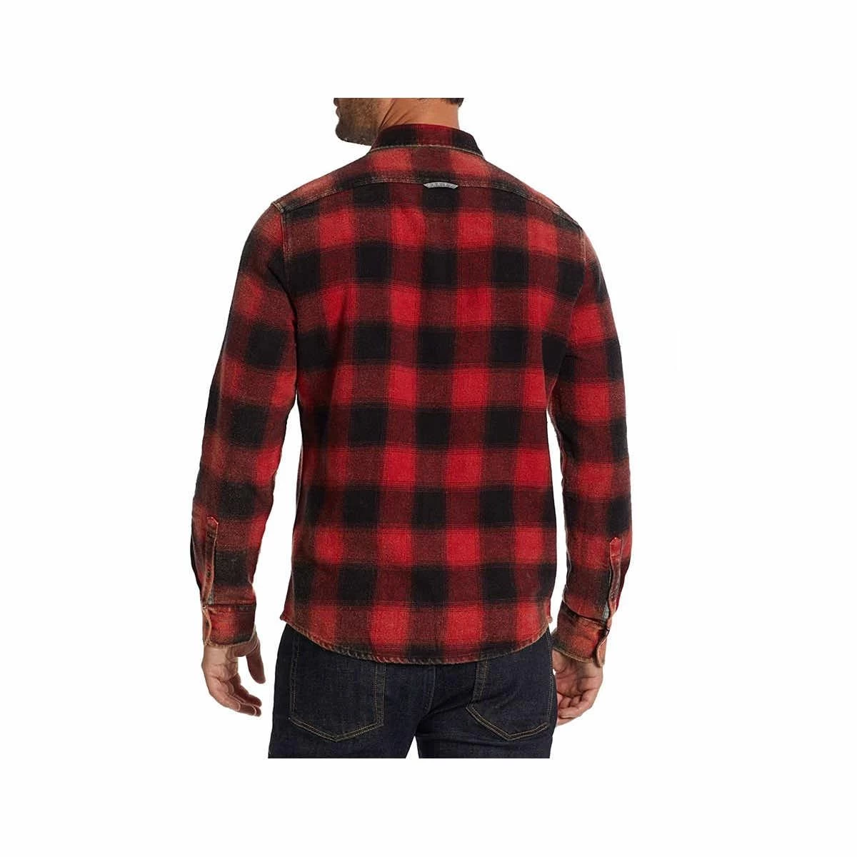 Men's Shaw Vintage Washed Long Sleeve Flannel Shirt 3 Men's Shaw Vintage Washed Long Sleeve Flannel Shirt