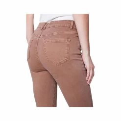 Women's Stretchy Twill Pants With Tulip Hem -Casual Wear Shop 233168TRUFFLEalt3