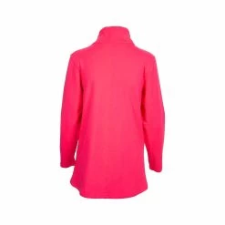 Women's Button Mock Neck Top -Casual Wear Shop 233398NEW CORALalt1