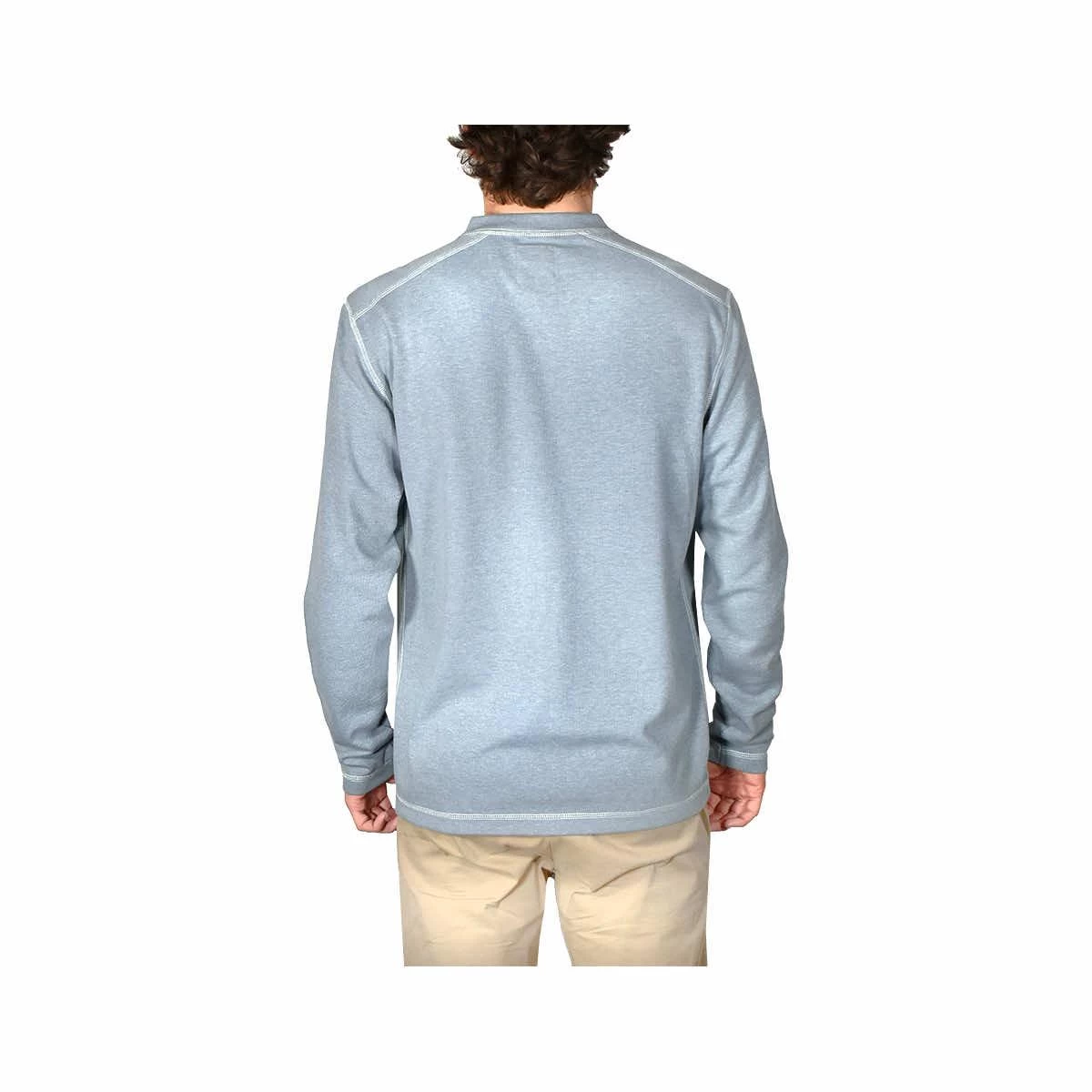 Men's Stretch Jersey Long Sleeve Henley Top 6 Men's Stretch Jersey Long Sleeve Henley Top - Image 4