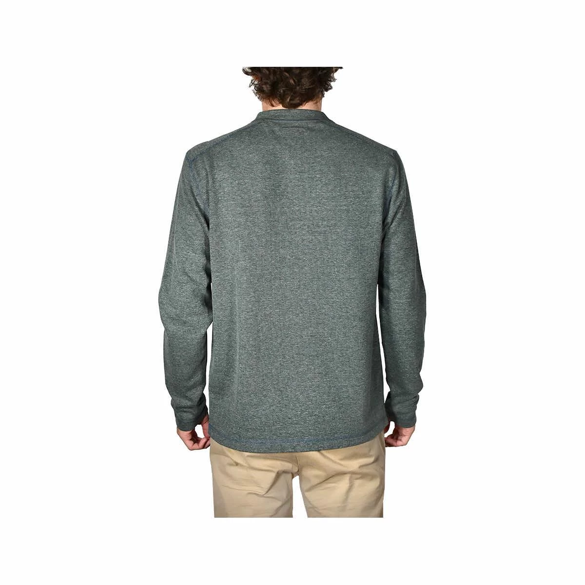 Men's Stretch Jersey Long Sleeve Henley Top 9 Men's Stretch Jersey Long Sleeve Henley Top - Image 7