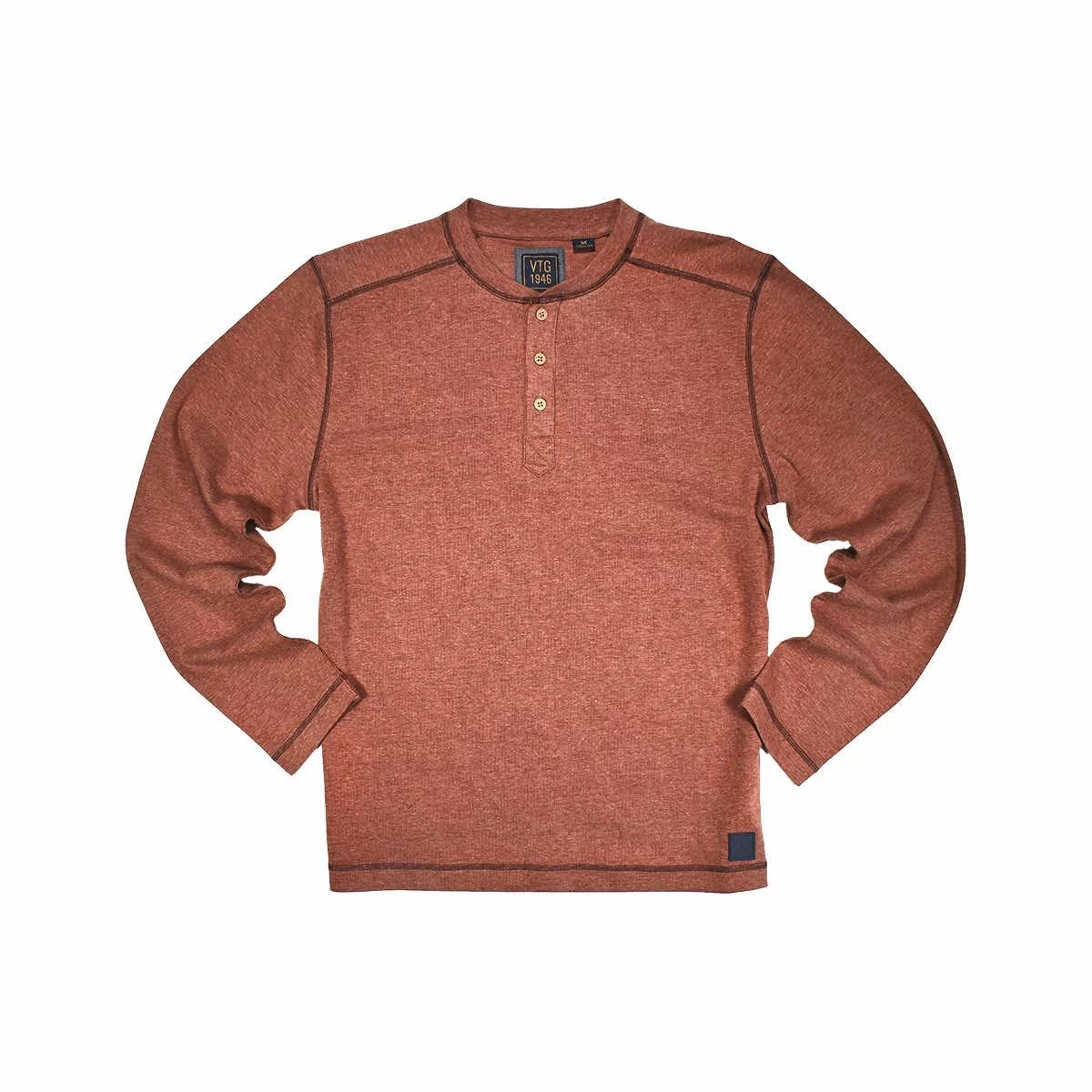 Men's Stretch Jersey Long Sleeve Henley Top 16 Men's Stretch Jersey Long Sleeve Henley Top - Image 14