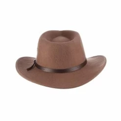 Scala Men's Dakota Wool Felt Hat -Casual Wear Shop 233844TANalt2