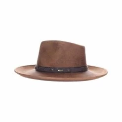 Scala Men's Felch Distressed Wool Felt Tiller Hat