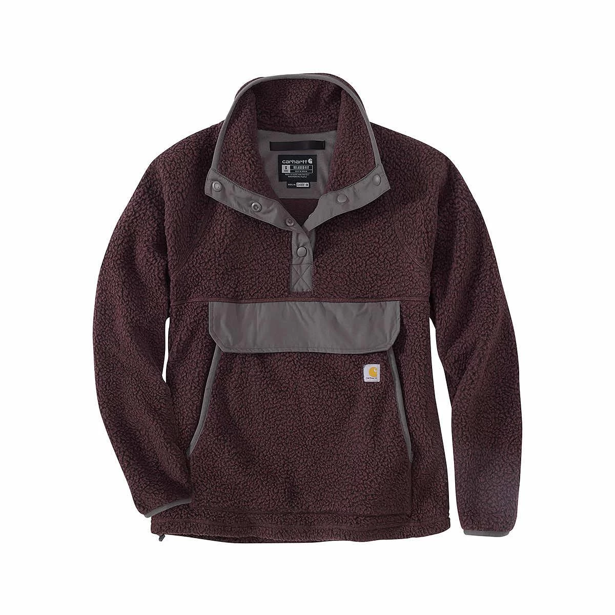 Carhartt Women's Relaxed Fit Fleece Pullover - Curvy 3 Carhartt Women's Relaxed Fit Fleece Pullover - Curvy