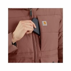 Carhartt Women's Montana Relaxed Fit Insulated Hooded Jacket -Casual Wear Shop 233985NUTMEG B25alt4
