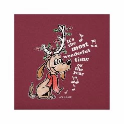 Kids ' Max Most Wonderful Time Long Sleeve Crusher T- Shirt