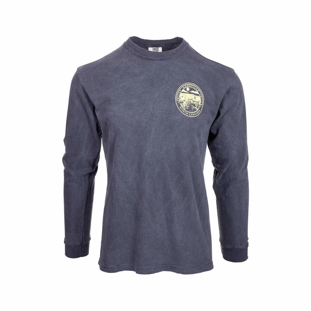 Asheville Cityscape Circle Long Sleeve T- Shirt 5 Asheville Cityscape Circle Long Sleeve T- Shirt - Image 3