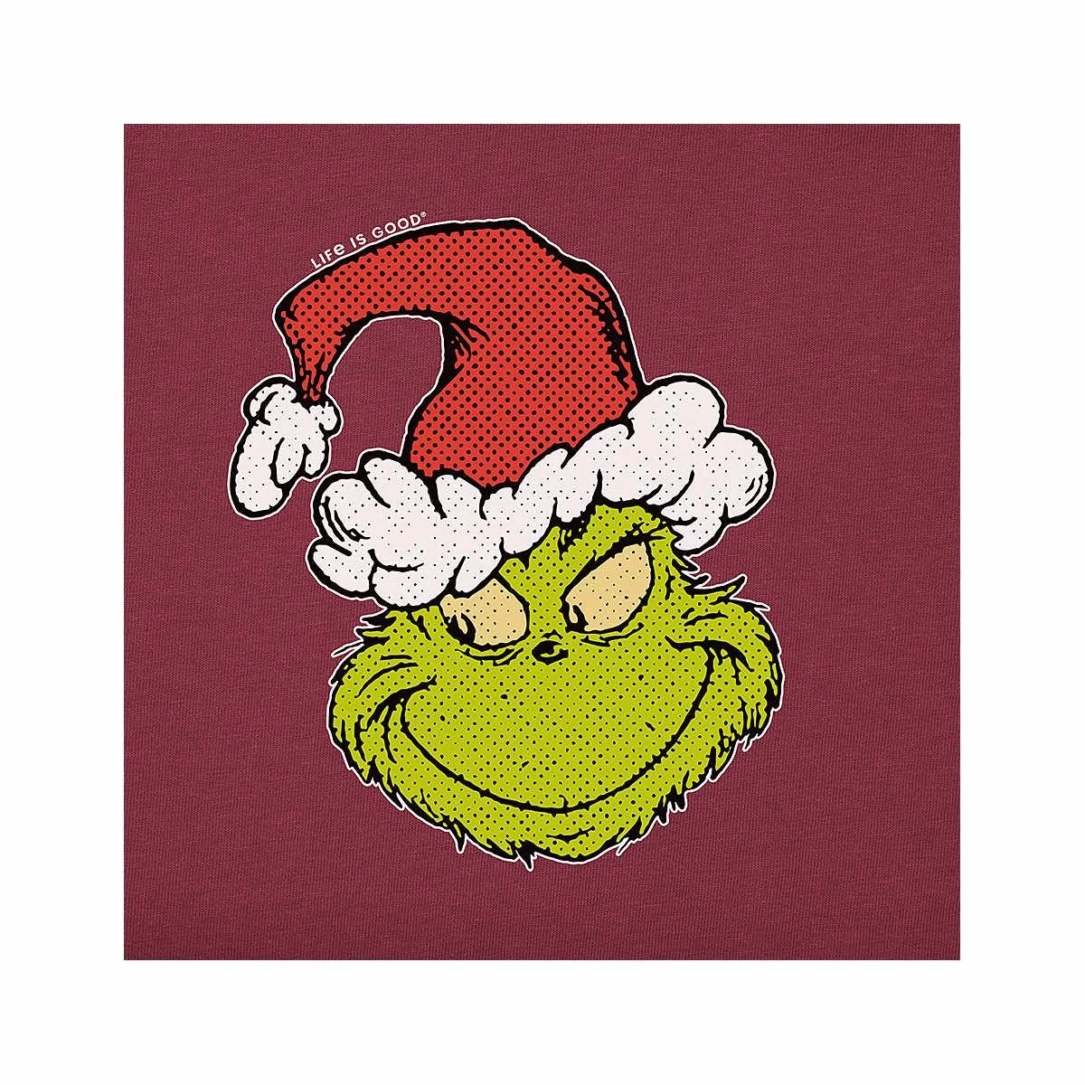 Men's Pop Art Grinch Short Sleeve Crusher T- Shirt 3 Men's Pop Art Grinch Short Sleeve Crusher T- Shirt