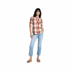 Women's Abbott Long Sleeve Top -Casual Wear Shop 237953SUNSET PLAIDalt4