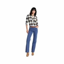 Women's Natalia Top -Casual Wear Shop 237954NAVY COPPER PLAIDalt3