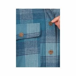 Marmot Women's Incline Heavyweight Flannel Overshirt -Casual Wear Shop 239905MOONRIVER 1904alt3