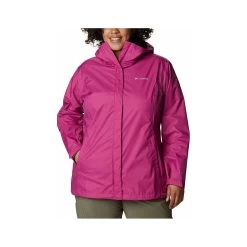Columbia Women's Arcadia Ii Jacket - Curvy -Casual Wear Shop 34438 665 FUCHSIA l