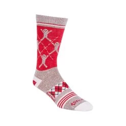 Women's Monkey Argyle Crew Socks