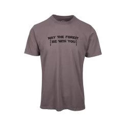 May The Forest Be With You Tree Sabers Short Sleeve T- Shirt 8 May The Forest Be With You Tree Sabers Short Sleeve T- Shirt -Casual Wear Shop 51100 HTR ASH l