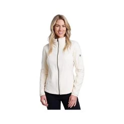 KUHL Women's Aero Fleece Jacket -Casual Wear Shop 65478 IVORY l