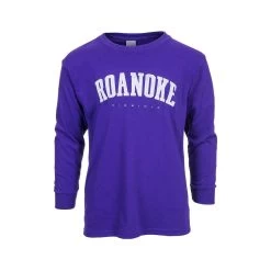 Kids ' Roanoke Long Sleeve T- Shirt 7 Kids ' Roanoke Long Sleeve T- Shirt -Casual Wear Shop 66312 PURPLE l