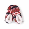 Hatley Adult Fair Isle Bear Warm And Cozy Slippers