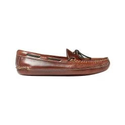 L.L.Bean Men's Leather Double- Sole Slippers