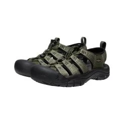 Keen Men's Newport H2 Sandals -Casual Wear Shop 72566 FOREST NIGHT BLACK l