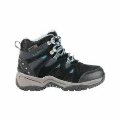 L.L.Bean Kids ' Trail Model Hikers Boots -Casual Wear Shop 72699 BLACK SILVERBLUE l