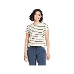 L.L.Bean Women's Soft Stretch Supima Short Sleeve T- Shirt -Casual Wear Shop 73034 DEFAULT l