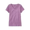 L.L.Bean Women's Pima V- Neck Short Sleeve T- Shirt