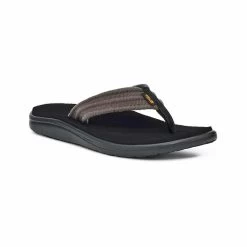 Teva Men's Voya Canvas Flip Sandals -Casual Wear Shop 73544 DRIZZLE l
