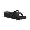 Teva Women's Mush Mandalyn Ola 2 Wedge Sandals -Casual Wear Shop 73722 BLACK l