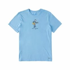 Men's Jake Guitar Short Sleeve Crusher T- Shirt