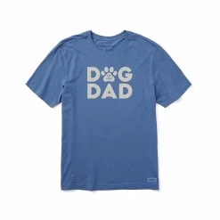 Men's Dog Dad Short Sleeve Crusher T- Shirt