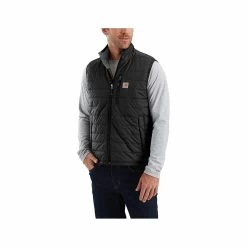 Carhartt Men's Rain Defender Relaxed Fit Insulated Vest 12 Carhartt Men's Rain Defender Relaxed Fit Insulated Vest -Casual Wear Shop 74760 BLACK l