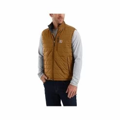 Carhartt Men's Rain Defender Relaxed Fit Insulated Vest 14 Carhartt Men's Rain Defender Relaxed Fit Insulated Vest -Casual Wear Shop 74760 CARHARTT BROWN l