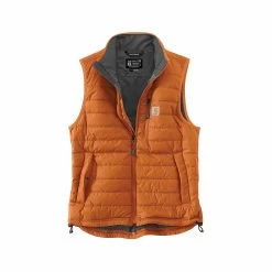 Carhartt Men's Rain Defender Relaxed Fit Insulated Vest 15 Carhartt Men's Rain Defender Relaxed Fit Insulated Vest -Casual Wear Shop 74760 MARMALADE l
