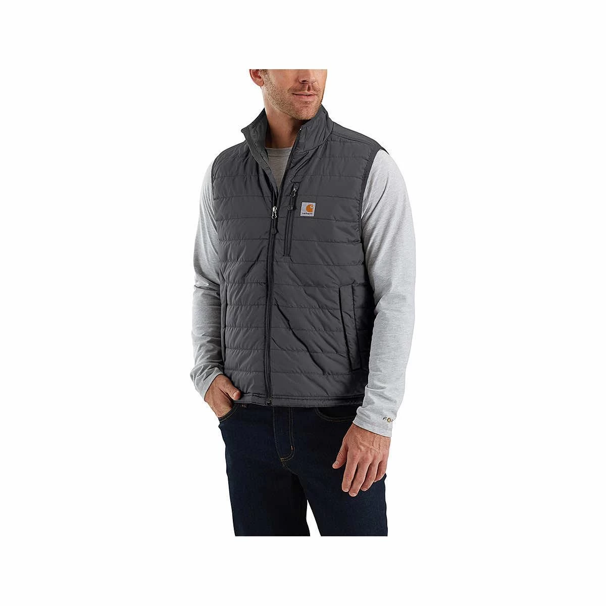 Carhartt Men's Rain Defender Relaxed Fit Insulated Vest 7 Carhartt Men's Rain Defender Relaxed Fit Insulated Vest - Image 5