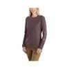 Carhartt Women's Loose Fit Heavyweight Logo Long Sleeve T- Shirt