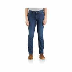 Carhartt Women's Rugged Flex Relaxed Fit Jeans -Casual Wear Shop 74780 WILLOW H64 l