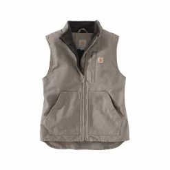 Carhartt Women's Washed Duck Sherpa- Lined Vest - Curvy