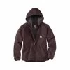 Carhartt Women's Loose Fit Washed Duck Sherpa- Lined Hooded Jacket - Curvy 2 Carhartt Women's Loose Fit Washed Duck Sherpa- Lined Hooded Jacket - Curvy -Casual Wear Shop 74789 BLACKBERRY V26 l